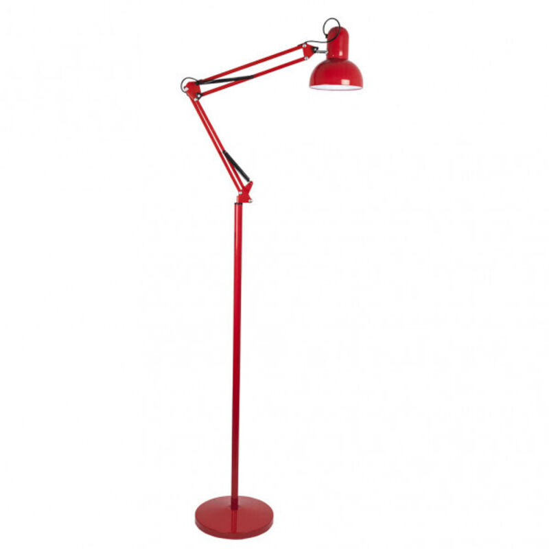 foto del prodotto fabrilamp flexo de pie articulable rutilo 1xe27 red 180x28x28 cm