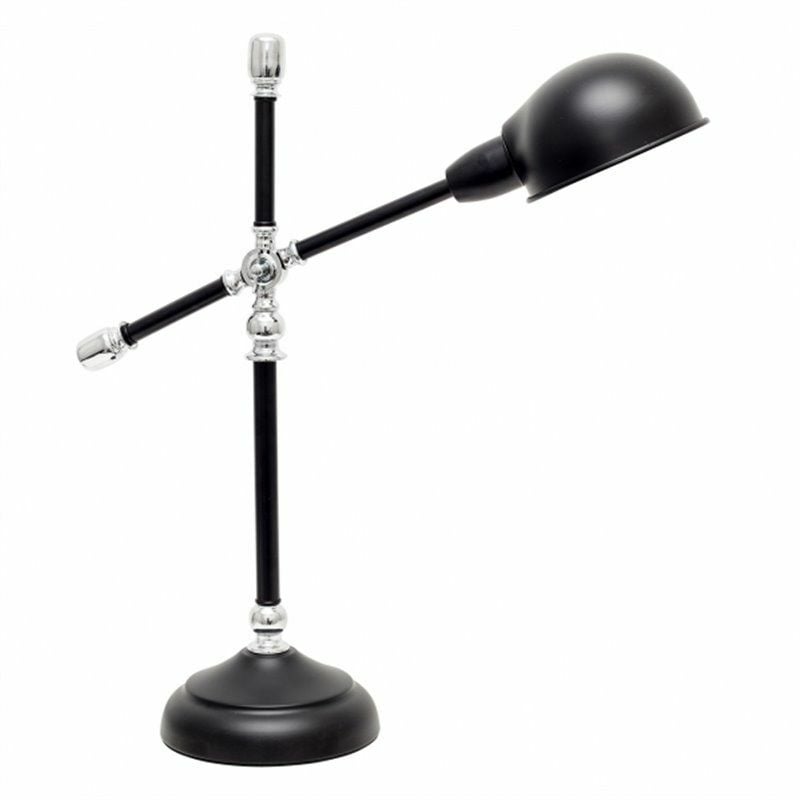 foto del prodotto fabrilamp flexo lujan 1xe27 nero lucido cromo 56x50x18 da .
