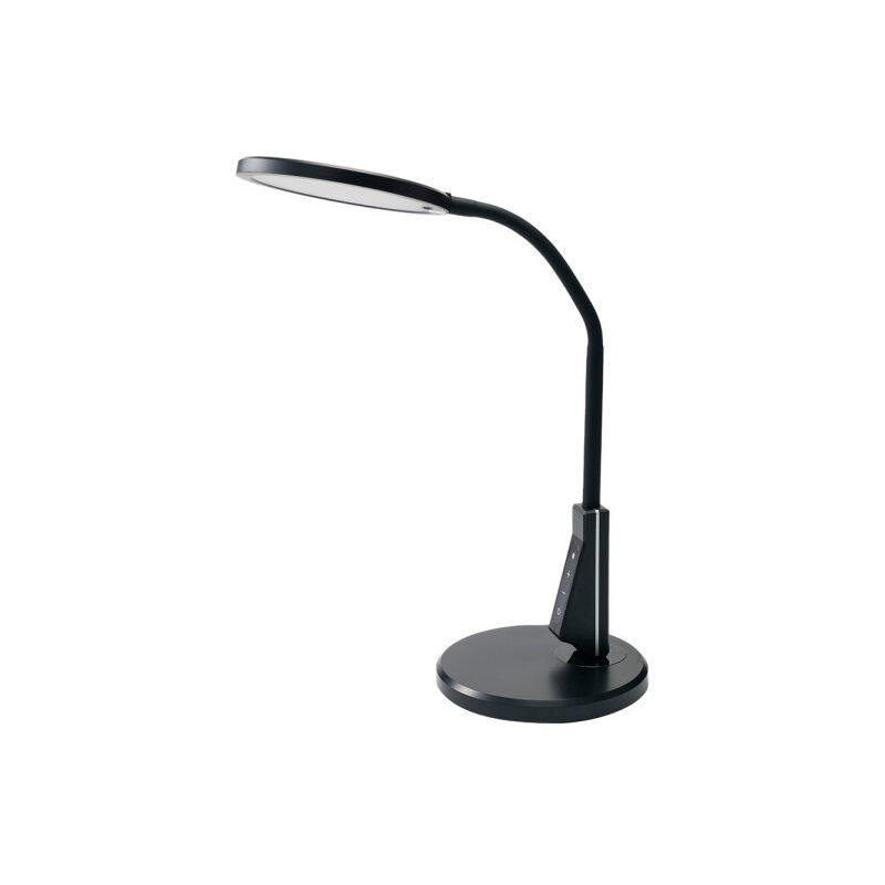 foto del prodotto fabrilamp flexo pandeo 7w 3000 4500 6000k nero 595lm usb tattile, memoria, int. regolabile 62x17,5x17,5cm