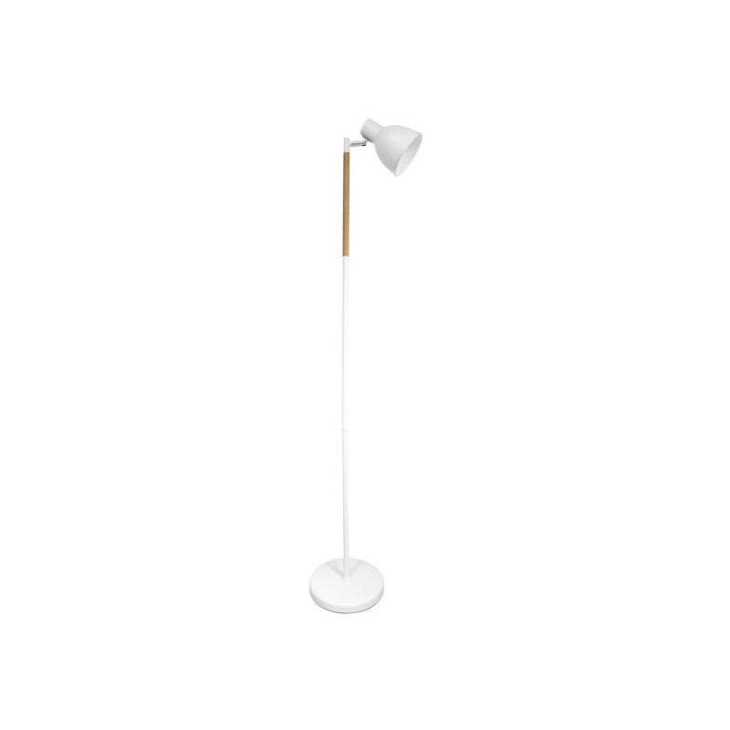 foto del prodotto fabrilamp floor de salon afocar 1xe27 bianco faggio orientabile 140x25x25 cm