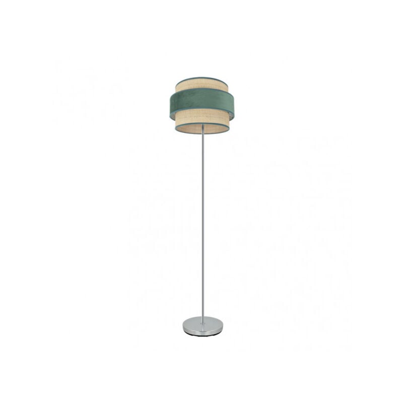 foto del prodotto fabrilamp floor de salon reyes 1xe27 cromo verde naturale 160x40x40 cm