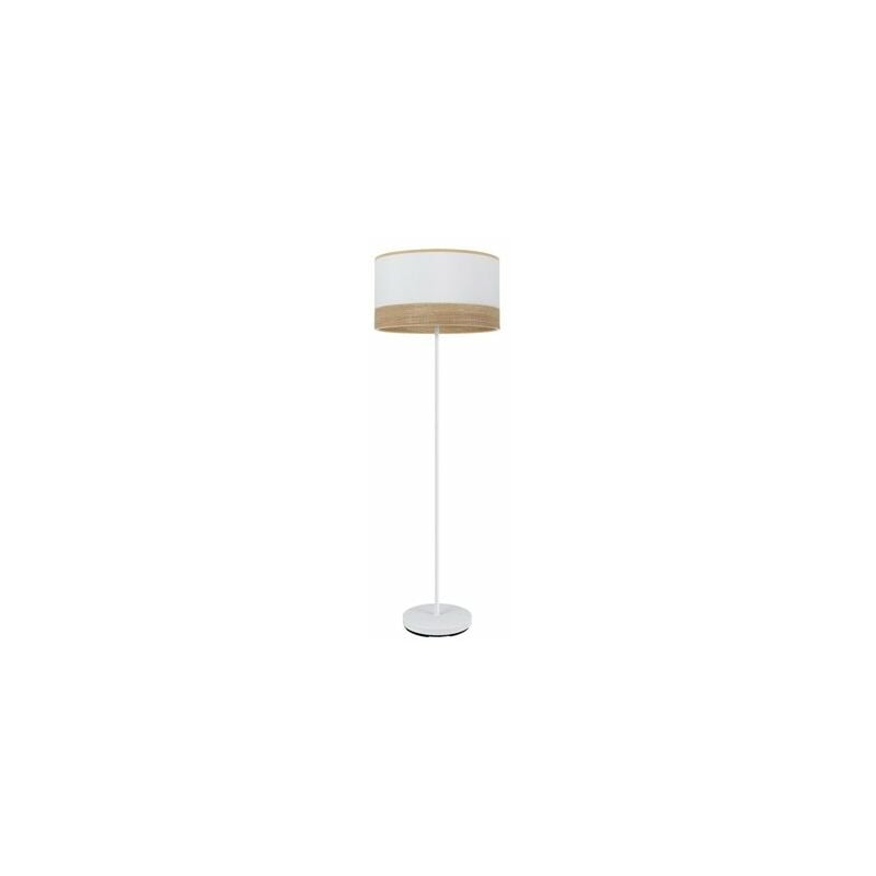 foto del prodotto fabrilamp foot salon olga 1xe27 bianco bianco legno chiaro 162x40x40 cm