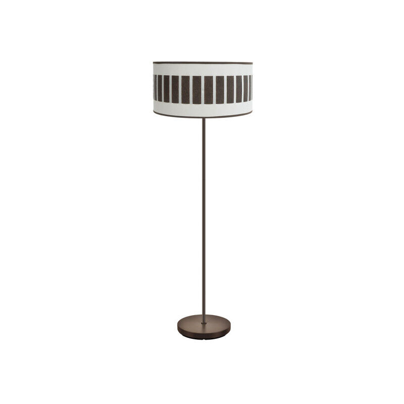 foto del prodotto fabrilamp ivanna 1xe27 marrone bianco ossido pavimento soggiorno 163x40x40 cm