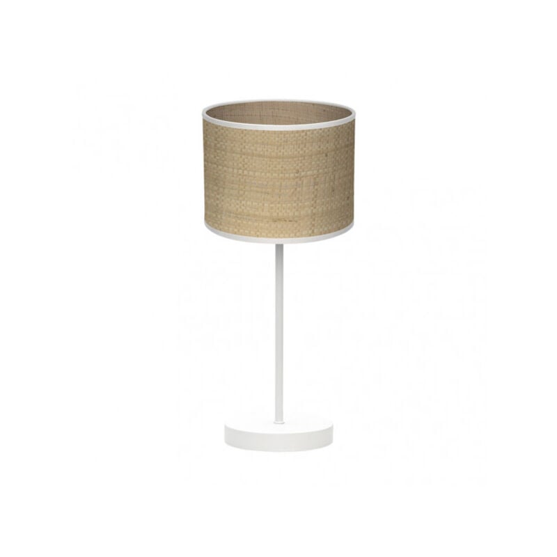 foto del prodotto fabrilamp jerte lampada da tavolo 1xe14 bianco naturale 42x17x17 cm brand