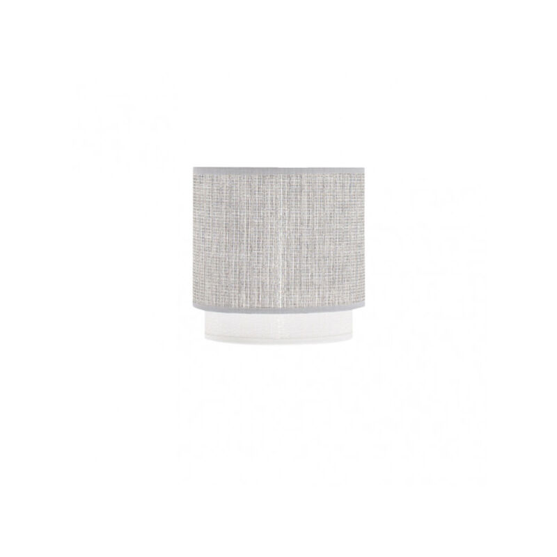 foto del prodotto fabrilamp kenya paralume e14 grigio bianco 14 x 12 x 14 x 14 cm , multicolore, taglia unica