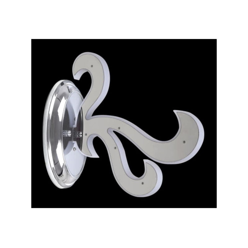 foto del prodotto fabrilamp la mia lampada lampada da parete led aire 1 l chrome 6w 420lm 4000k 32x13,5x30