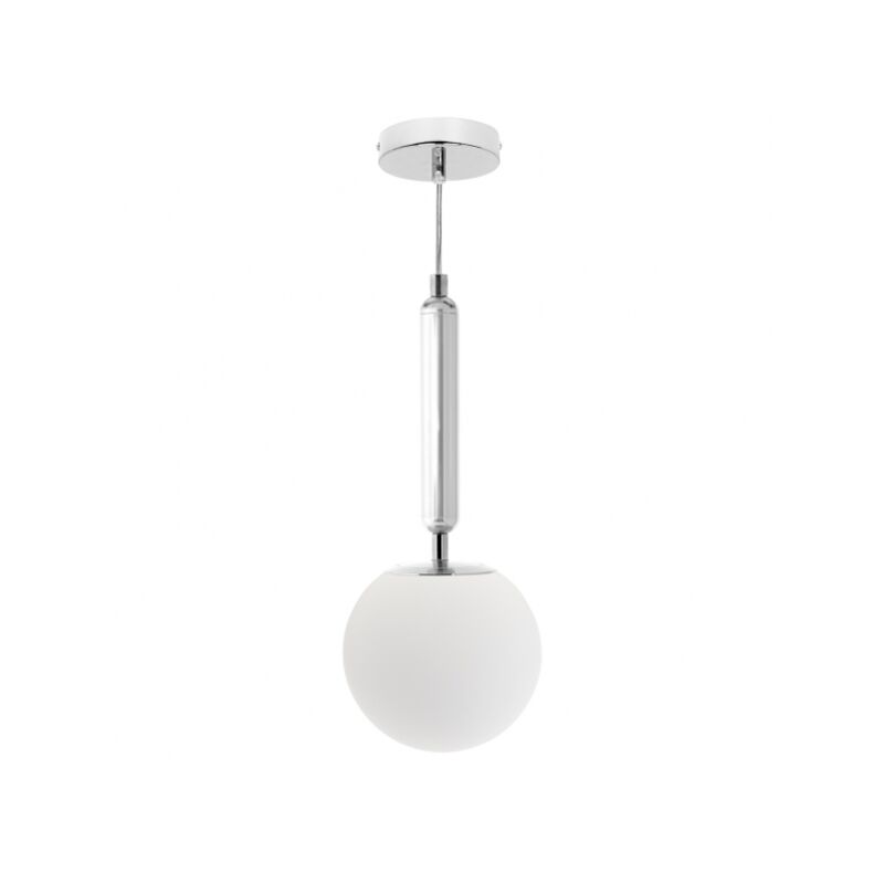 foto del prodotto fabrilamp lampada a sospensione aimee 1xe27 chrome de .
