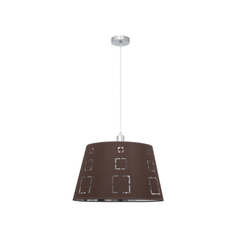 foto del prodotto fabrilamp lampada a sospensione celaya 1xe27 brown regx40d de .