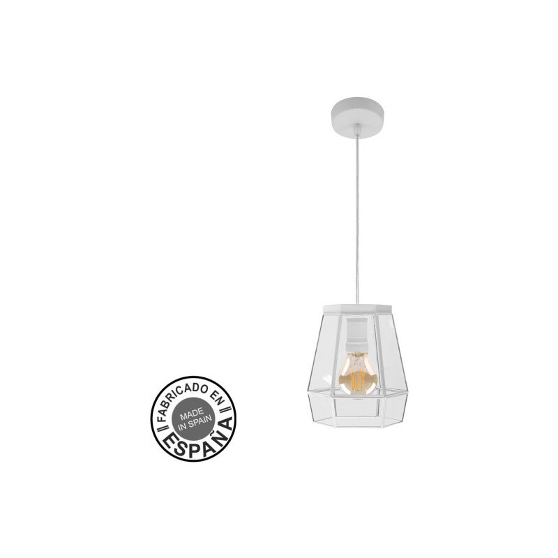 foto del prodotto fabrilamp lampada a sospensione de guia white regx18x18cm