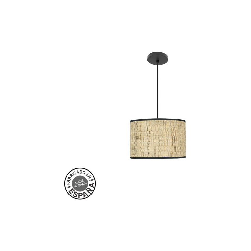 foto del prodotto fabrilamp lampada a sospensione fashion 1xe27 nero marrone scuro regx30x30