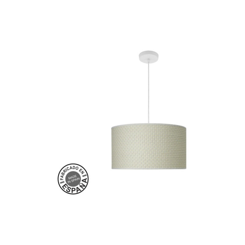 foto del prodotto fabrilamp lampada a sospensione fashion 2xe27 bianco tan white regx40x40cm w diffuser