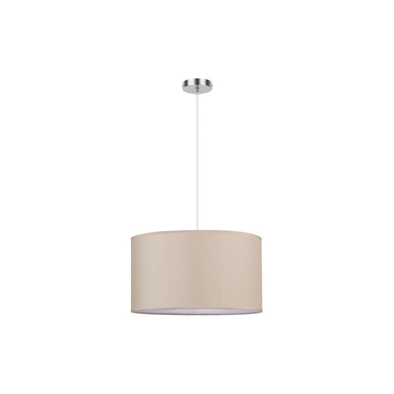 foto del prodotto fabrilamp lampada a sospensione modello chanza in cromo beige