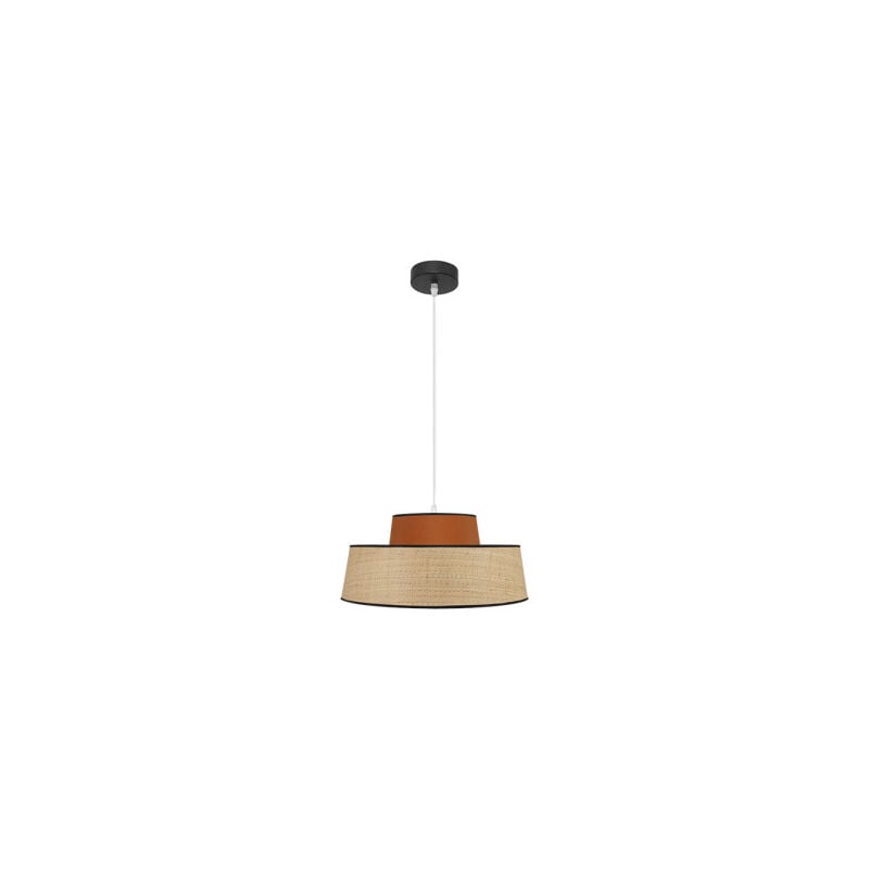 foto del prodotto fabrilamp lampada a sospensione naturale zucca modello jia 1lit dimmerabile