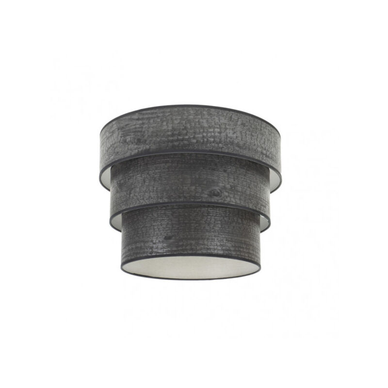 foto del prodotto fabrilamp lampada a sospensione tripla smile e27 legno nero 40dx20dx26h