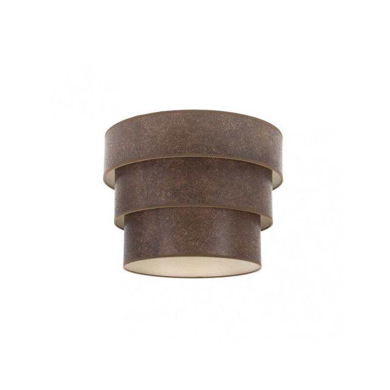 foto del prodotto fabrilamp lampada a sospensione tripla smile e27 ruggine 40dx20dx26h