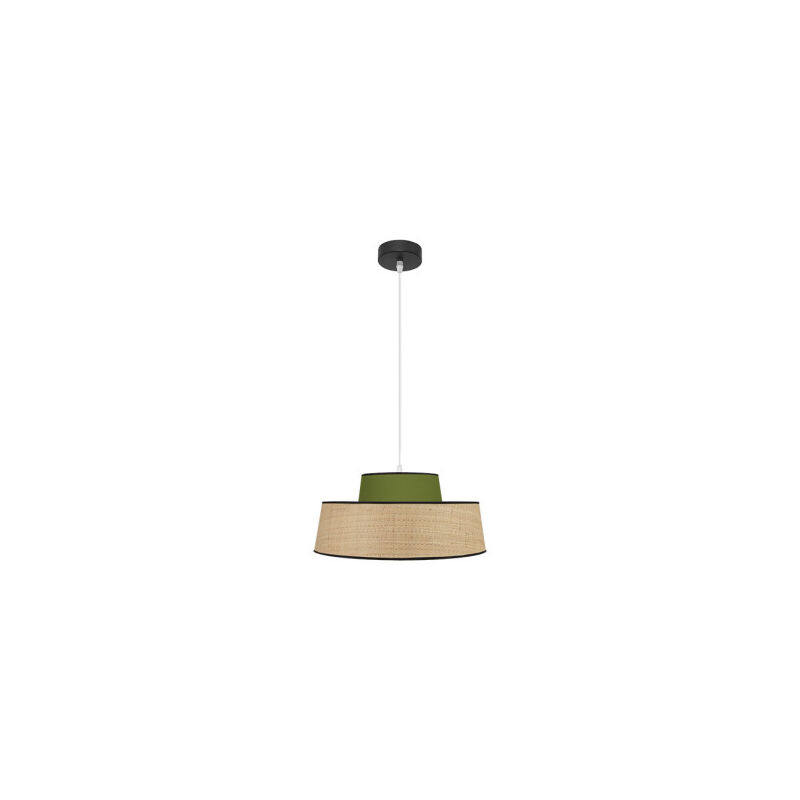 foto del prodotto fabrilamp lampada a sospensione verde naturale modello jia 1light