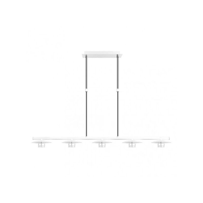 foto del prodotto fabrilamp lampada cape city 5l 30w 4000k bianco argento regx104x15 cm 2400 lm
