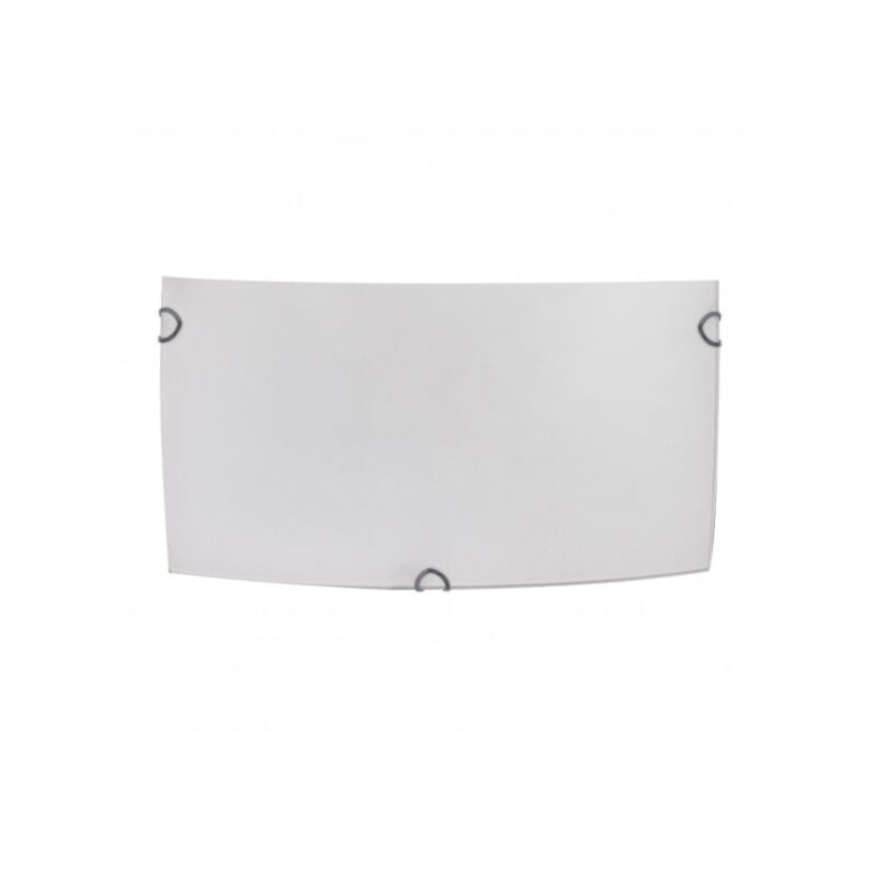 foto del prodotto fabrilamp lampada da parete rettangolare ayla 1xe27 white 25x12,5x7 cm