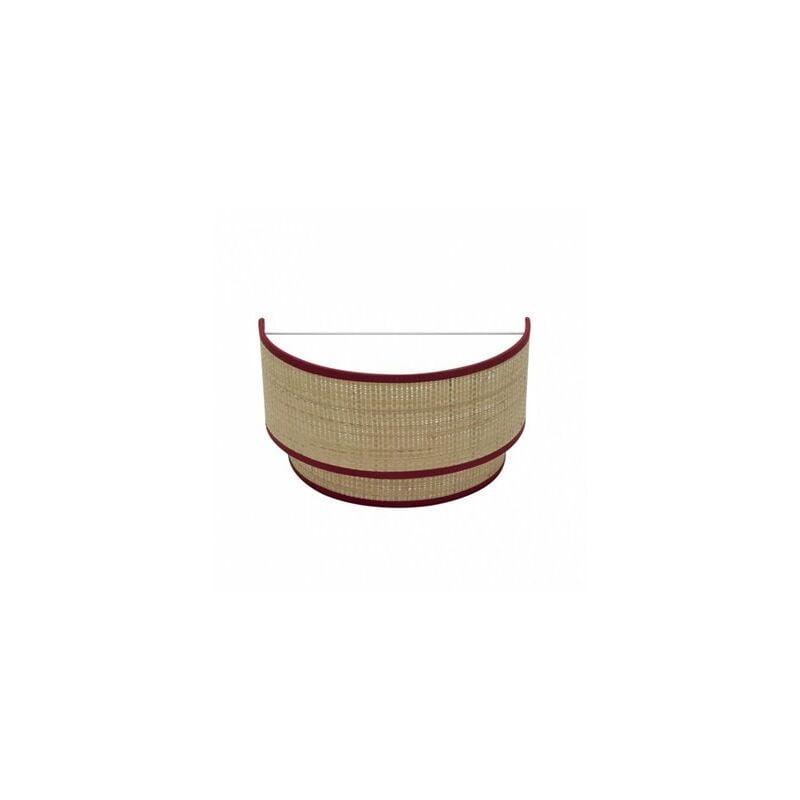 foto del prodotto fabrilamp lampada da paretedia parete con dettaglio rosso modello roque