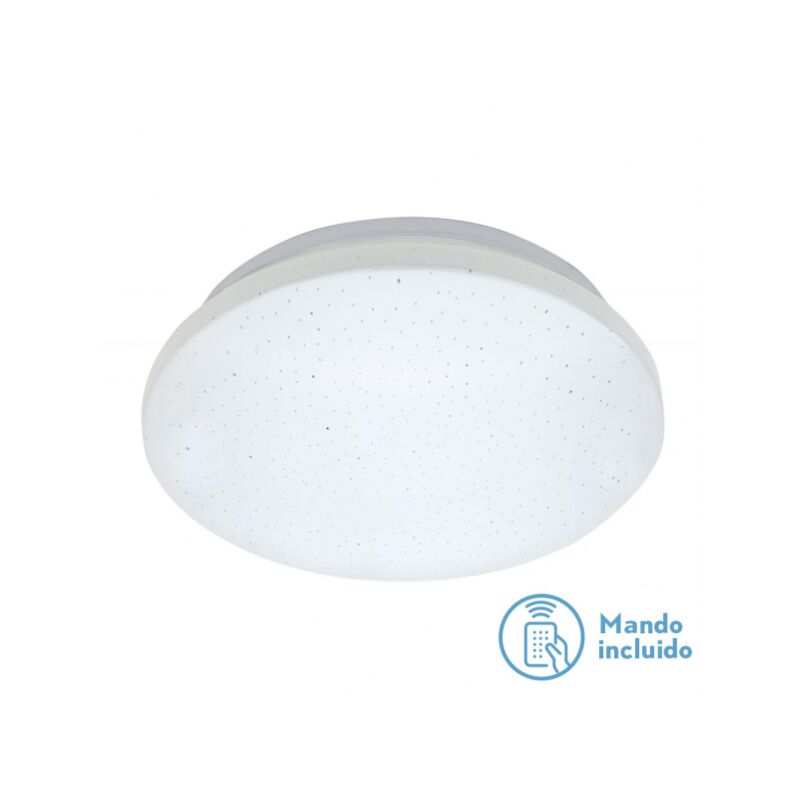 foto del prodotto fabrilamp lampada da soffitto 12w 3 temp. palladio white 960lm 25d.