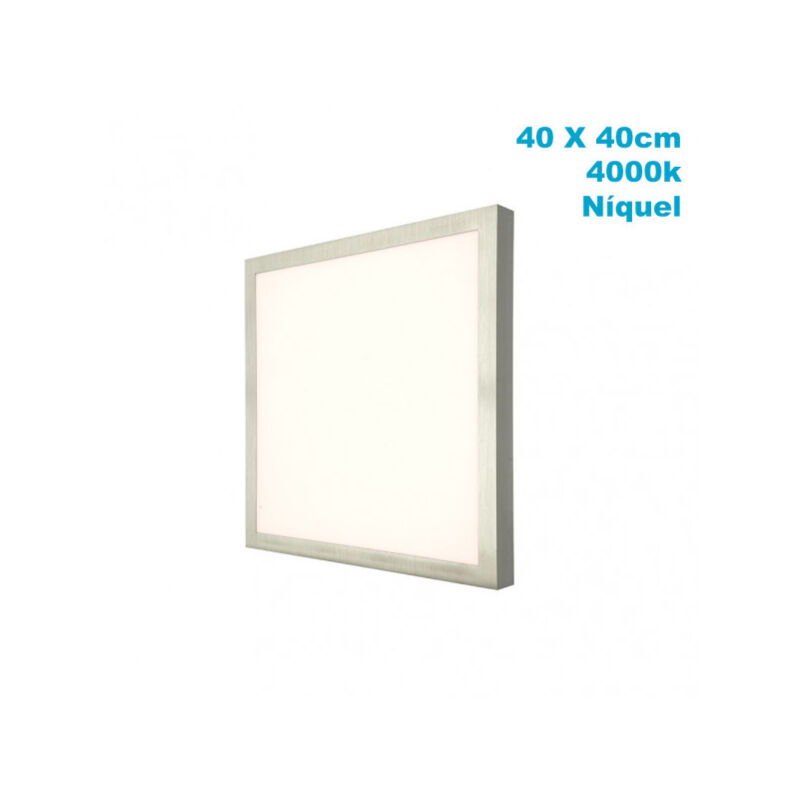 foto del prodotto fabrilamp lampada da soffitto a plafone 36w modello plano in nichel