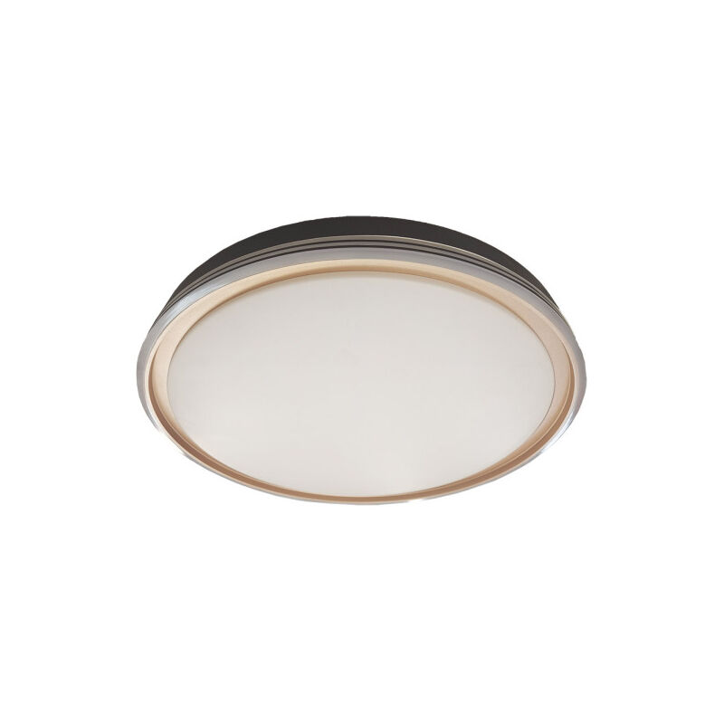 foto del prodotto fabrilamp - lampada da soffitto picola nero oro led 60 w 3000-4200-6500 k 5400 lm 50 x 50 x 50 x 7 cm con telecomando