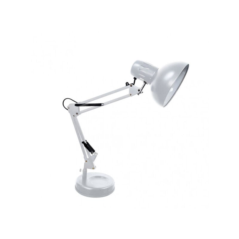 foto del prodotto fabrilamp lampada da tavolo articolata in rutilo 1xe27 argento 57x39x15 cm