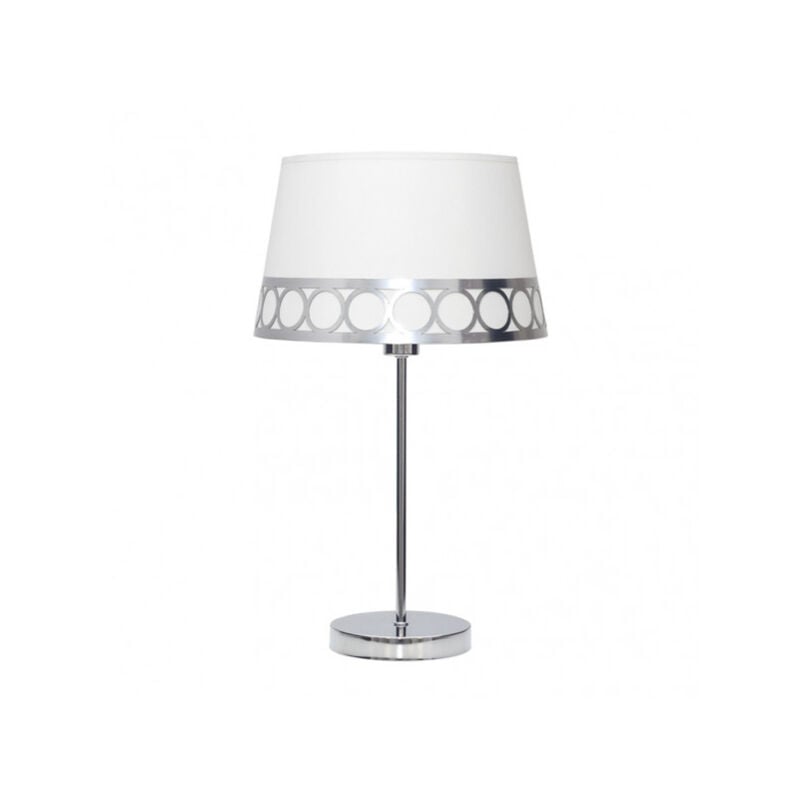 foto del prodotto fabrilamp lampada da tavolo dalia 1xe14 bianco argento da .