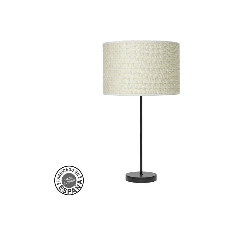 foto del prodotto fabrilamp lampada da tavolo di alta moda 1xe27 nero marrone bianco 63x30x30x30 cm