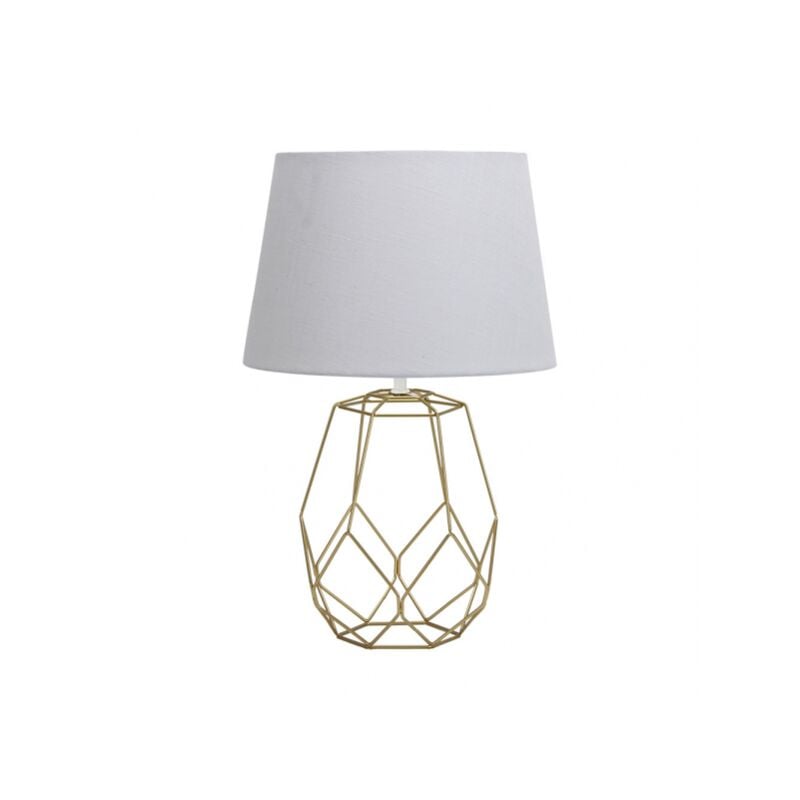 foto del prodotto fabrilamp lampada da tavolo labeo e27 oro white