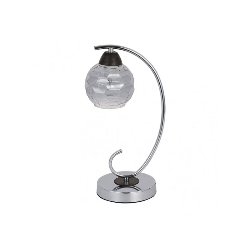 foto del prodotto fabrilamp lampada da tavolo modello etna cromo de 1 luce