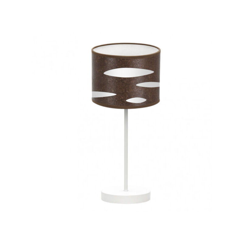 foto del prodotto fabrilamp lampada da tavolo odra 1xe14 bianco ruggine 42x17x17 cm brand