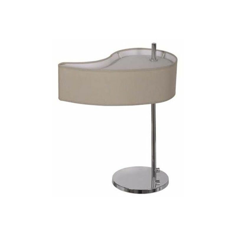 foto del prodotto fabrilamp lampada da tavolo ying yang marrone 1xe14 36x36cm 