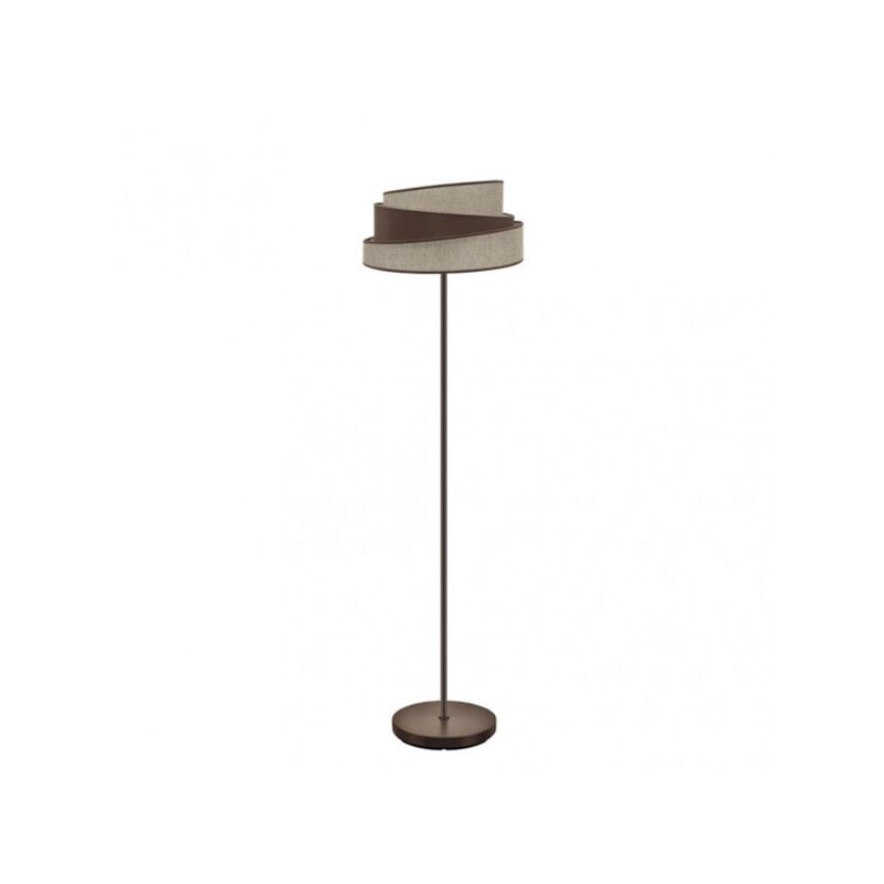 foto del prodotto fabrilamp lampada da terra de lampada da soggiorno in metallo modello hara 1luz