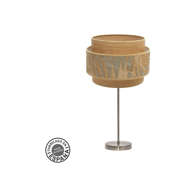 foto del prodotto fabrilamp lampada de lampada da tavolo large samoa 1xe27 pelle camel 30d