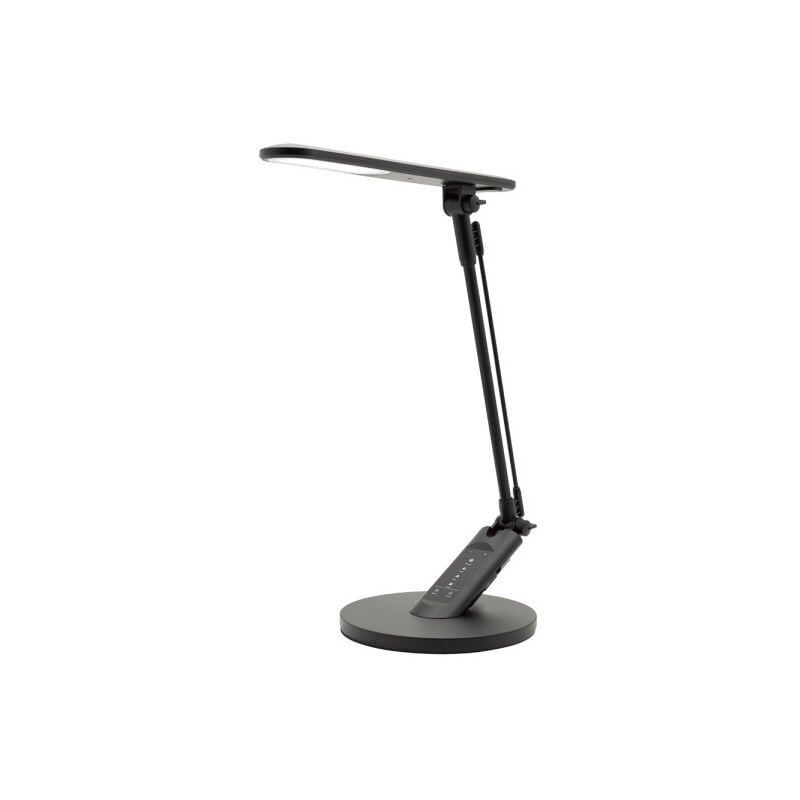 foto del prodotto fabrilamp lampada flessografica classe 7w 3000 4500 6000k nero 595lm usb timer,touch,int.reg,40x19x32,5cm