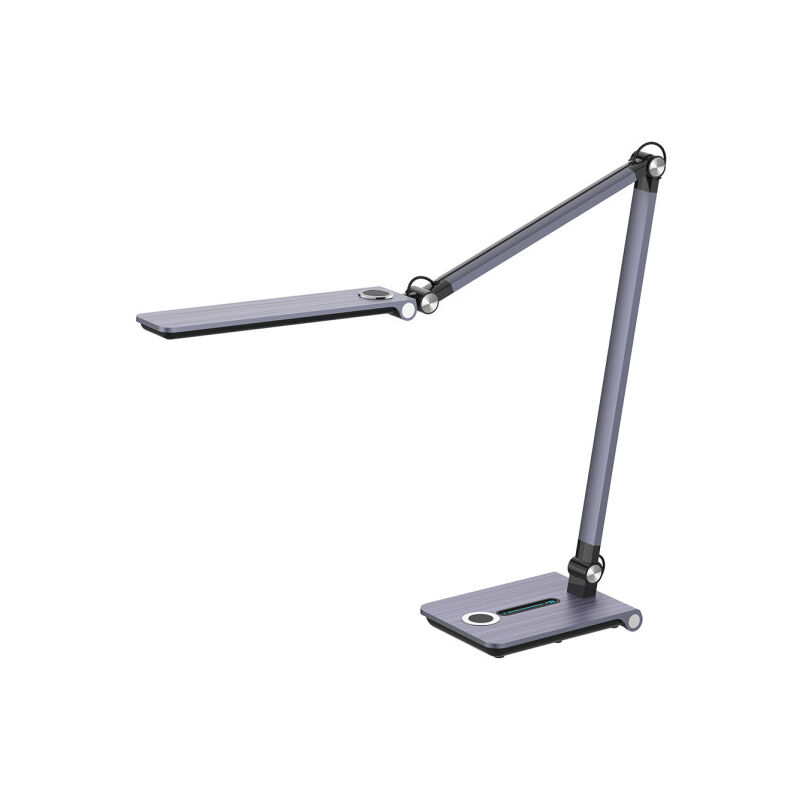 foto del prodotto fabrilamp lampada flexo 10w dart grey 800lm 3000 4500 6000k articolabile reg.inten. memory regolabile regx15,1x59,6cm