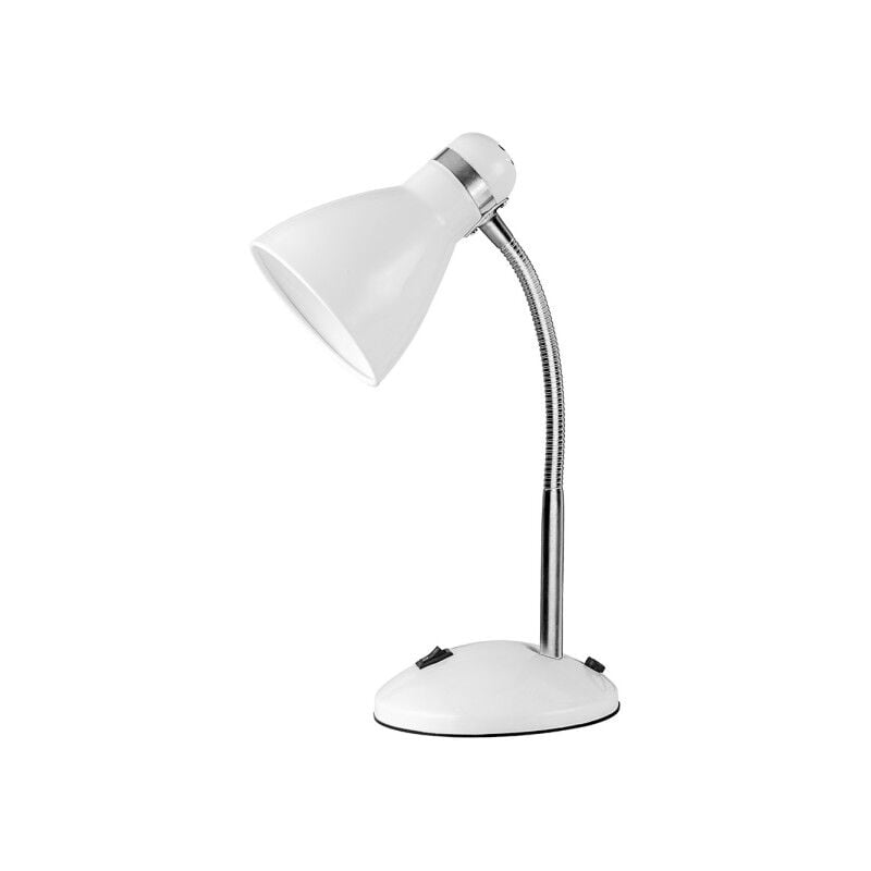foto del prodotto fabrilamp lampada flexo lazulita 1xe27 bianco cromo 38x23x14,5 cm