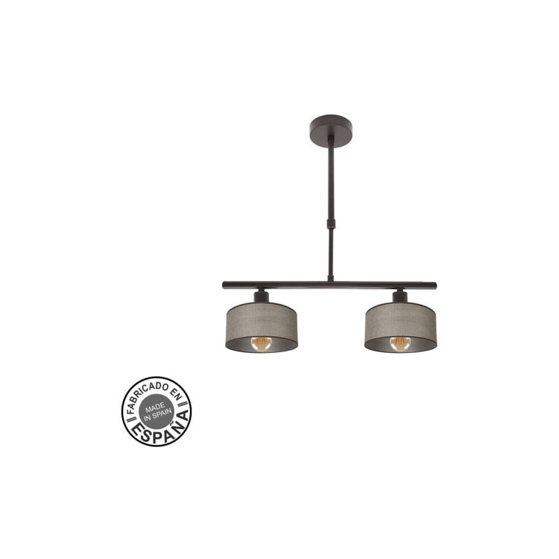 foto del prodotto fabrilamp lampada gilda 2xe14 marrone regx43x14 cm