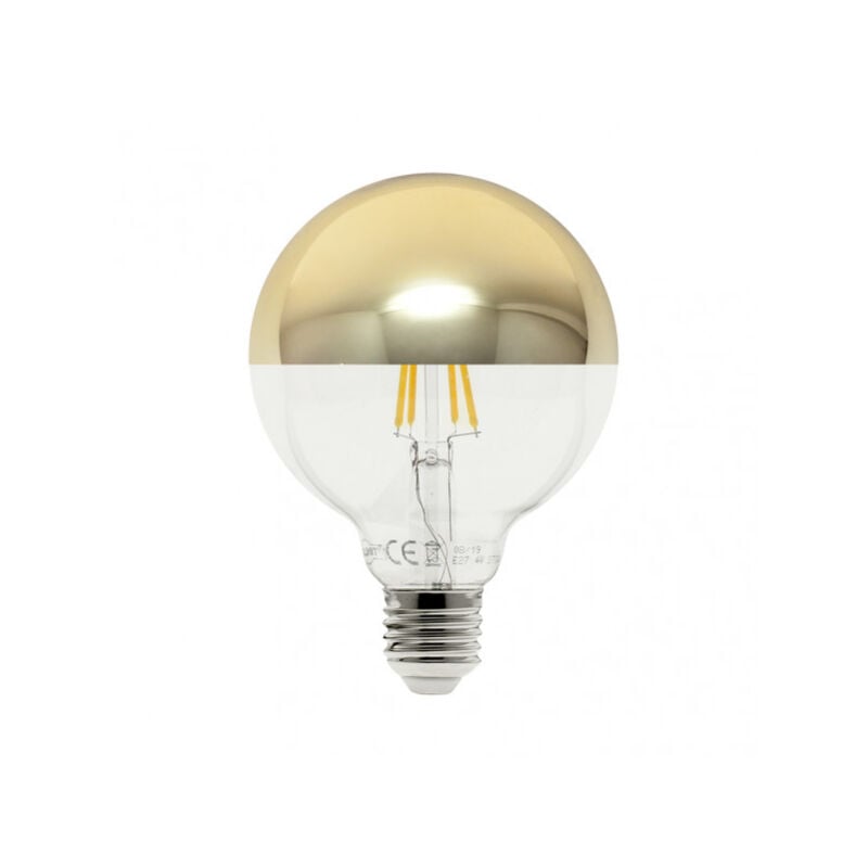 foto del prodotto fabrilamp - lampadina 10w 4000k e27 globo riflettore oro 950lm 17,5x12,5x12,5 cm