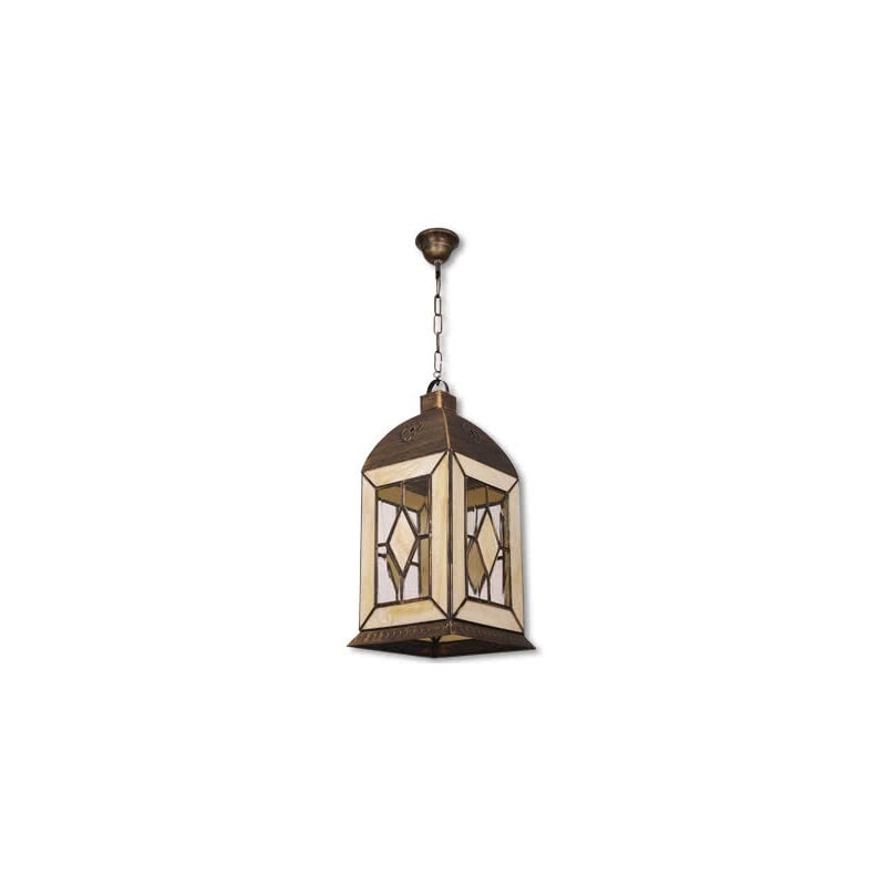 foto del prodotto fabrilamp my lamp califa large ceiling lamp 2lxe27 beige 11x29x29 