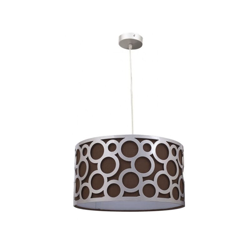foto del prodotto fabrilamp my lamp orlando lampada da tavolo bianco argento 1xe14 40x18 