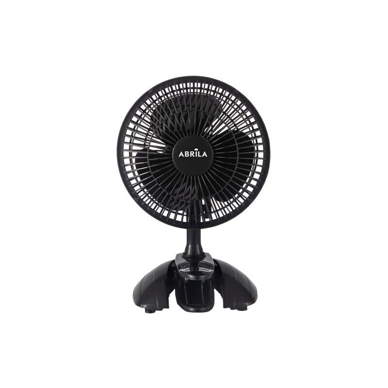 foto del prodotto fabrilamp nervion black 2speed 20w 2in1 30x20x16cm ventola overm.nera con morsetto 30x20x16cm