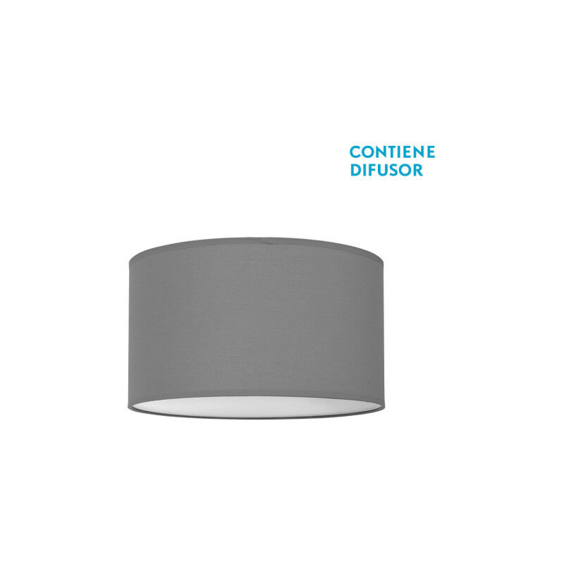 foto del prodotto fabrilamp nicole lampada da soffitto grigio 3xe27 14x40d 