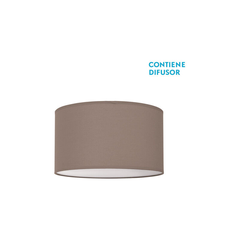 foto del prodotto fabrilamp nicole lampada da soffitto taupe brown 3xe27 14x40d 