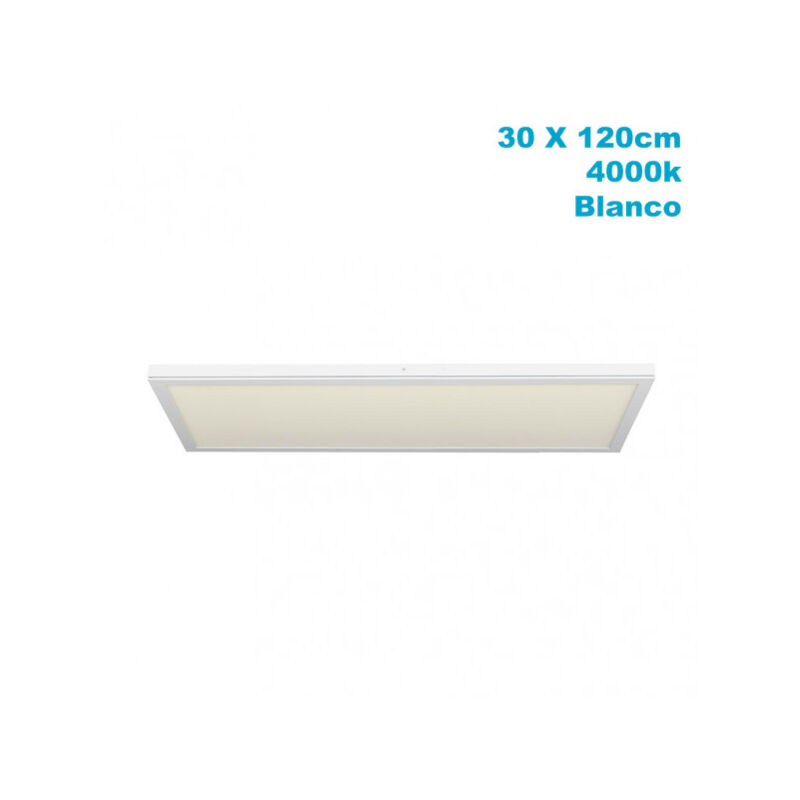 foto del prodotto fabrilamp - pannello di superficie 72w 4000k tivoli white 2,5x30x120cm 6120 lm