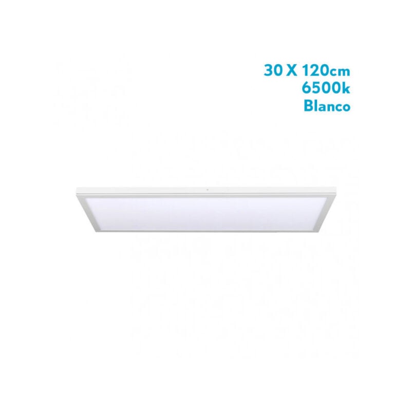 foto del prodotto fabrilamp - pannello di superficie 72w 6500k tivoli white 2,5x30x120cm 6120 lm