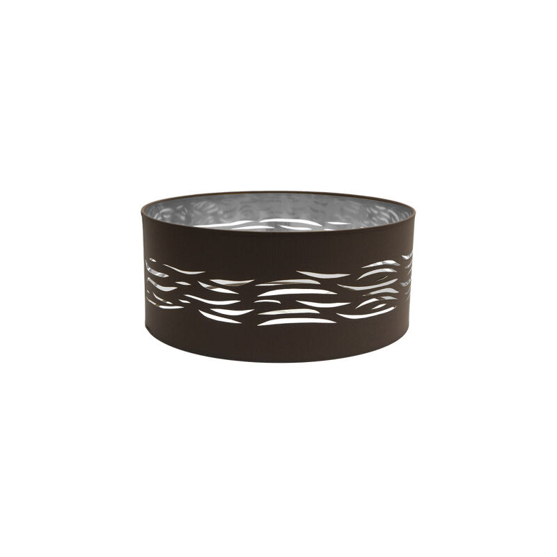 foto del prodotto fabrilamp paralume a sospensione fog 1xe27 marrone argento 50dx50dx20h