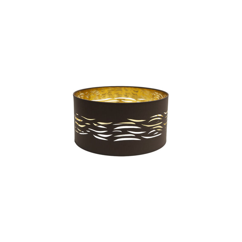 foto del prodotto fabrilamp paralume a sospensione fog 1xe27 marrone oro 40dx40dx20h