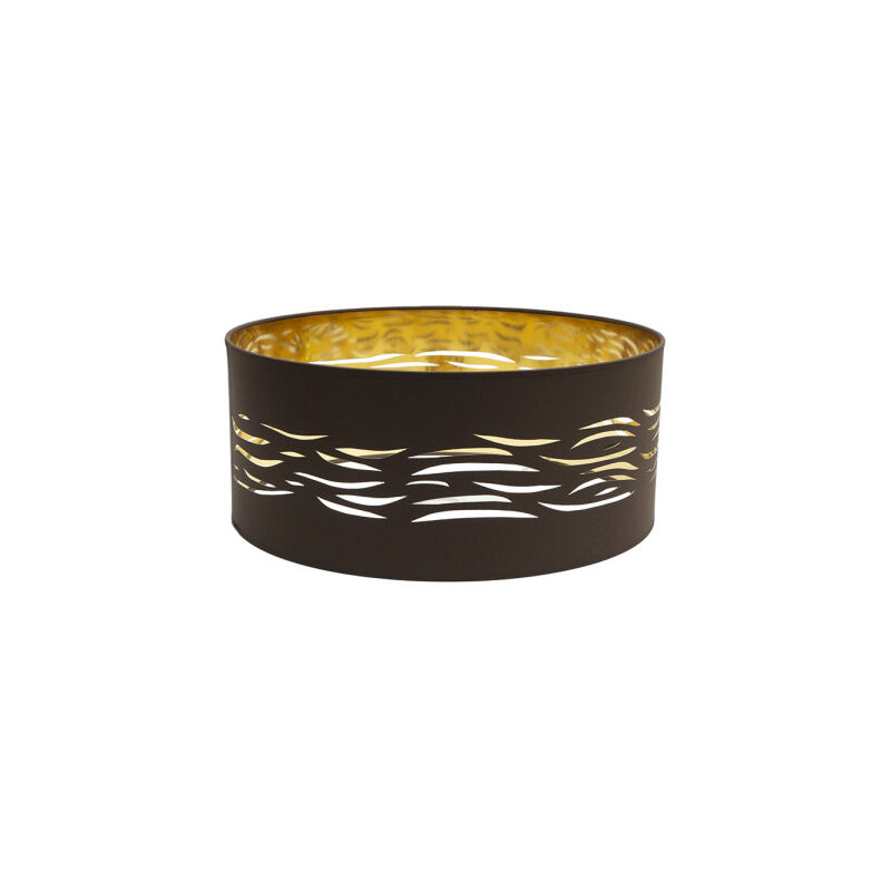 foto del prodotto fabrilamp paralume a sospensione fog 1xe27 marrone oro 50dx50dx20h